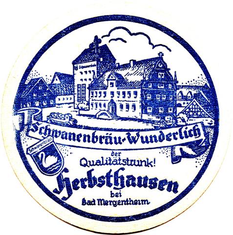 bad mergentheim tbb-bw herbst rund 1-2a (215-schwanenbr�u-blau) 